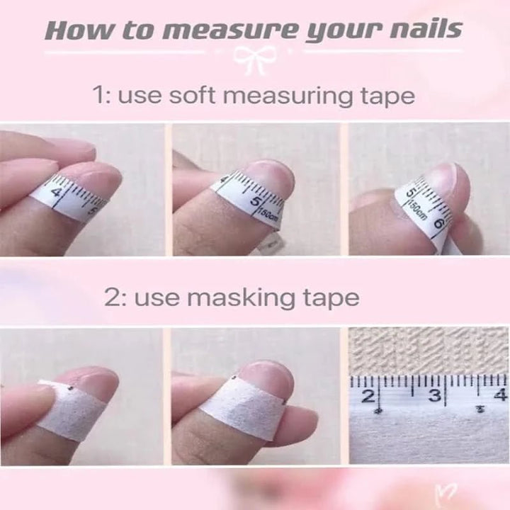 10pcs Handmade Nail Tips French 3D Hello Kitty Charm Decor Fake Nails Mid - length Duck Press on Nail Korean Sweet Lady Fake Nails - Nikki Love Nails